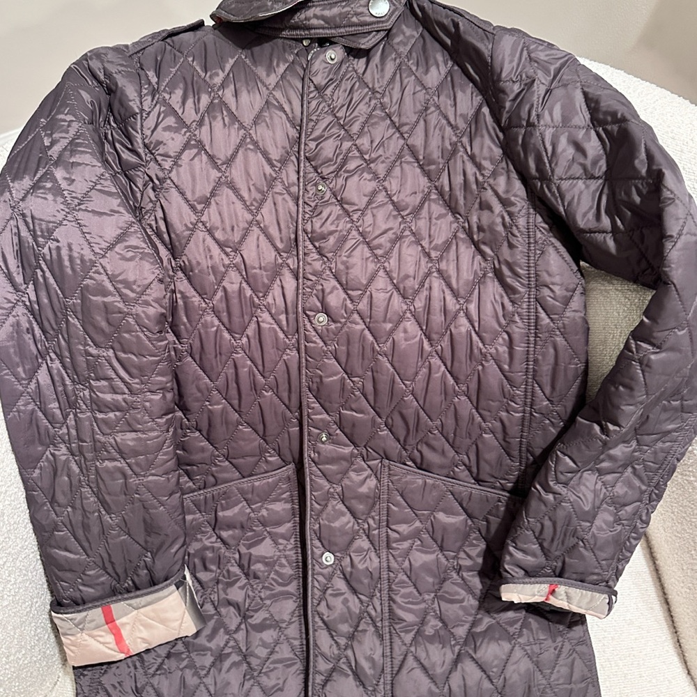 ❤️SOLD ❤️Burberry Quilted Puffer Jacket - Dark Gray